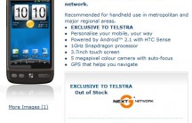 Telstra sells out of the HTC Desire online