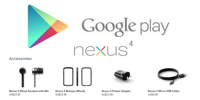 Google Play Nexus 4 Accessories