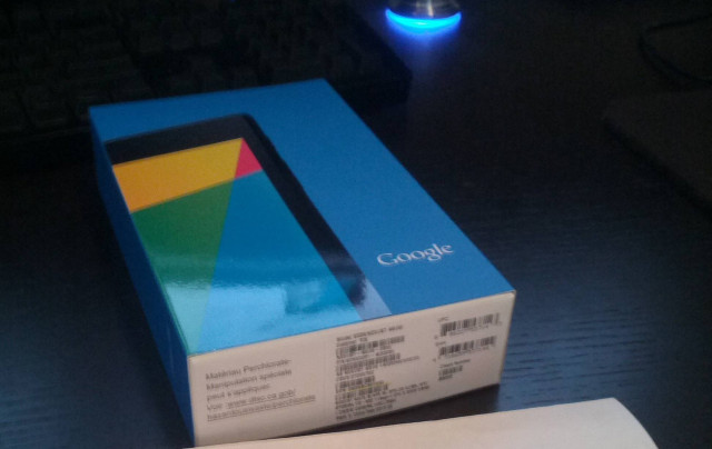 Nexus 7 Mk II packaging