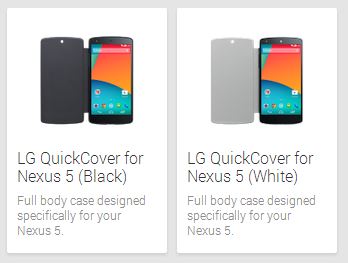 Nexus 5 Quick Cover