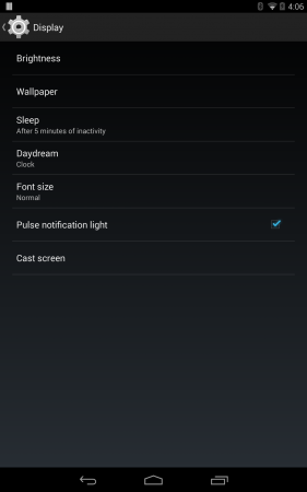 Android 4.4.1 - Cast Screen