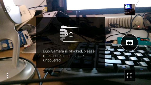 Duo Camera blocked