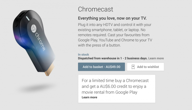 Google Play Chromecast