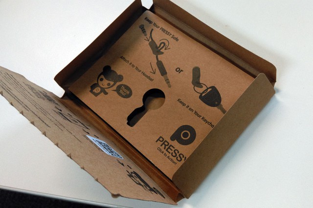 Pressy's packaging is impressive in its cleverness.