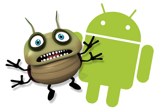 Android-logo-with-Virus-Bug