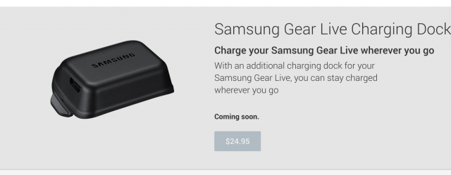 Samsung Gear Live Charging Dock on Google Play