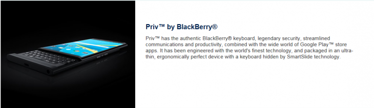 Priv by Blackberry