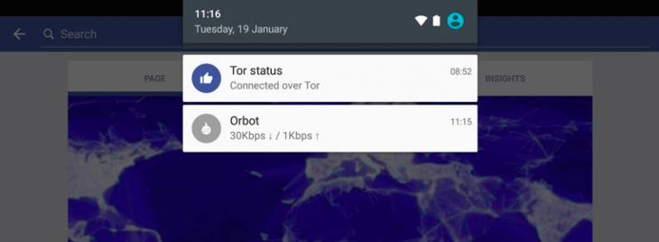 Facebook TOR for Android