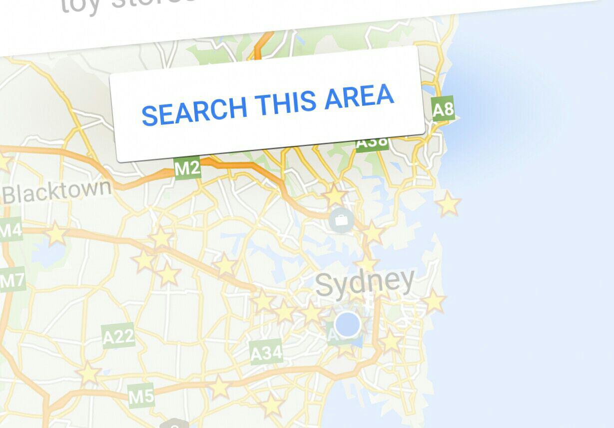 Google Maps Search This Area