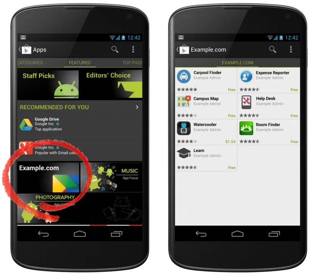 Google Apps via Play Store
