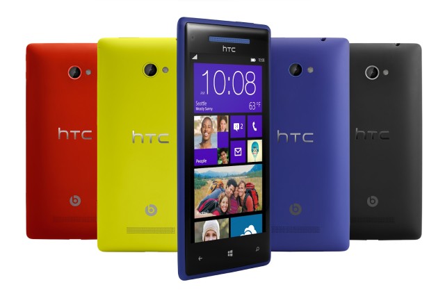 HTC Windows Phone 8X - look at the colours!