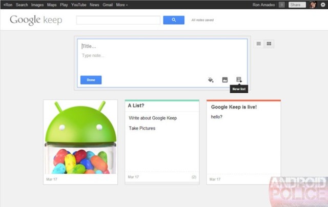 Google Keep 2