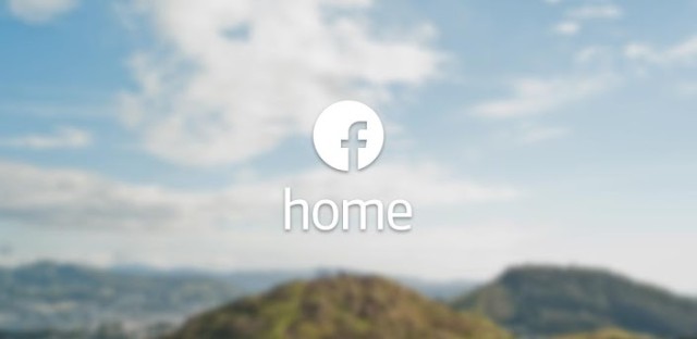 Facebook Home header