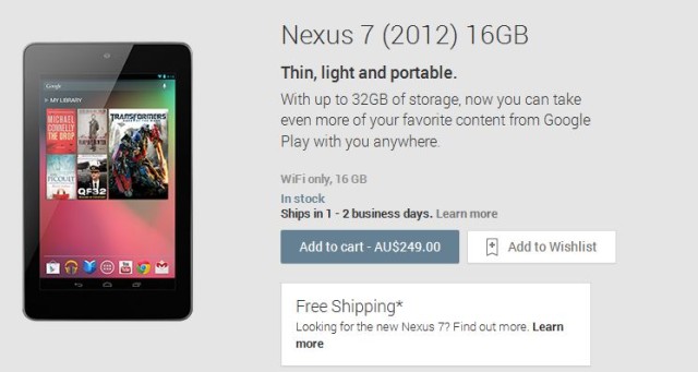 Nexus 7 Free Shipping