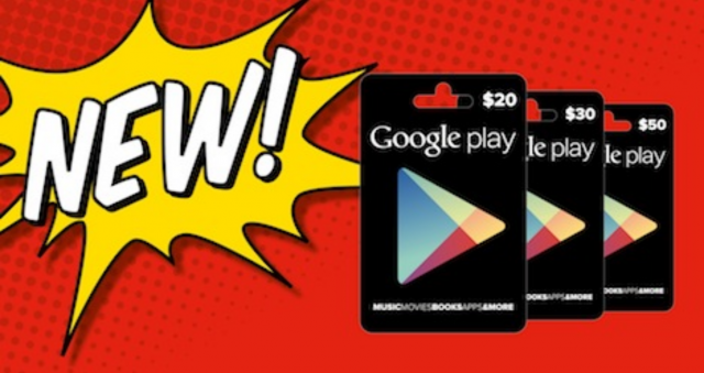 Google Play Gift Cards 7-Eleven