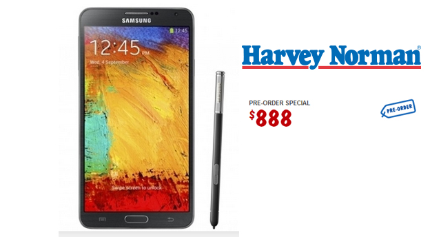 Harvey Norman Galaxy Note 3