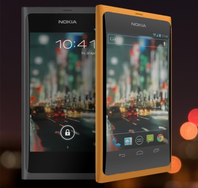 Nokia Android Lumia mock up