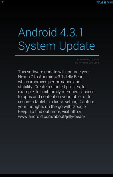 Nexus 7 screenshot 2