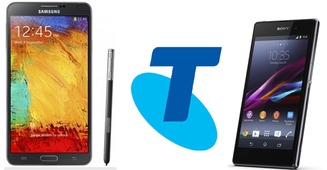 Telstra Note 3 and Z1