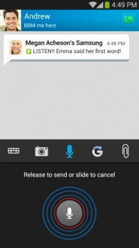 BBM Pics, Voice Notes & attachments screenshot