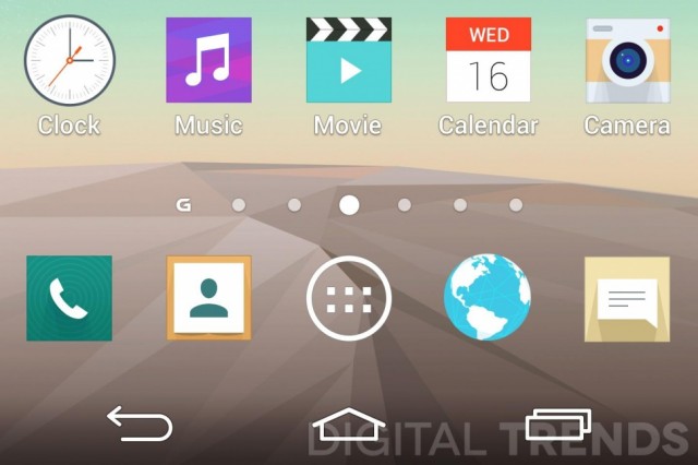 LG G3 Screenshots - 4 Softkeys