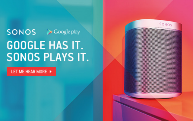 Sonos Google Play Music Offer