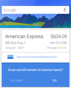 google pay my bills