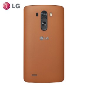 Official LG G3 Slim Hard Snap on Case - Camel