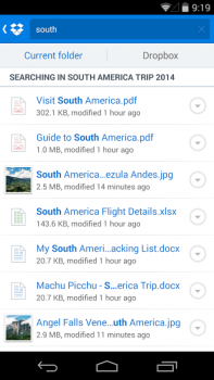 Dropbox-Android-2.4.3-Smarter-search