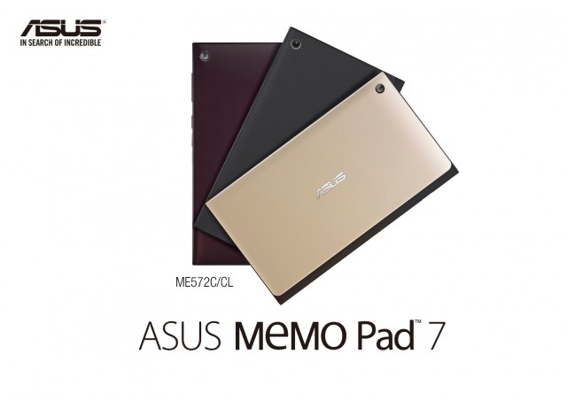 ASUS MeMO Pad 7 color options