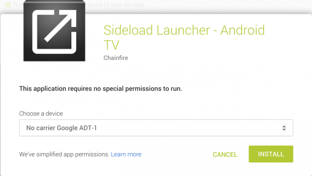 ADT-1 Install to Google Play