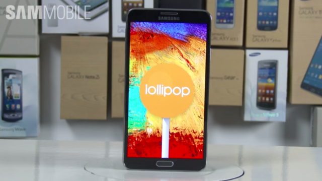 Galaxy Note 3 - Lollipop Preview