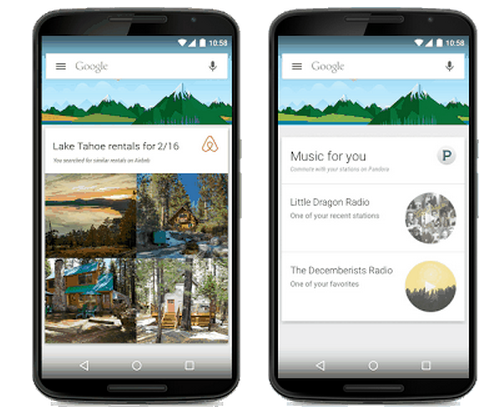 Google Now - Third Party Cards