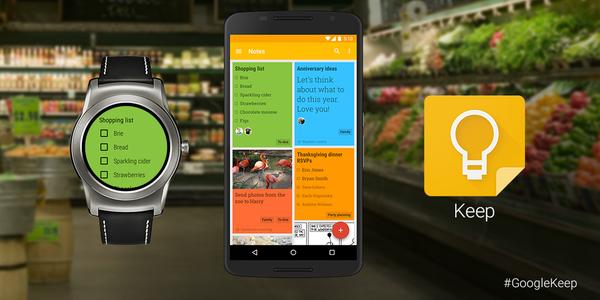 Android Wear - Google Keep