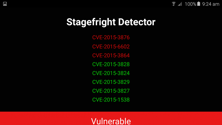 Stagefright - S6 Edge+