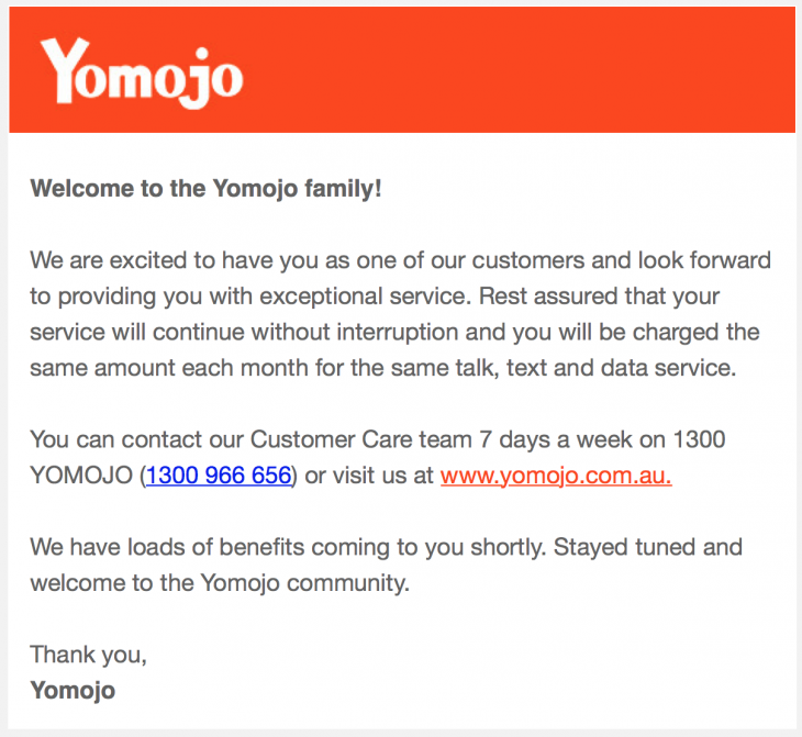 Yomojo Welcome