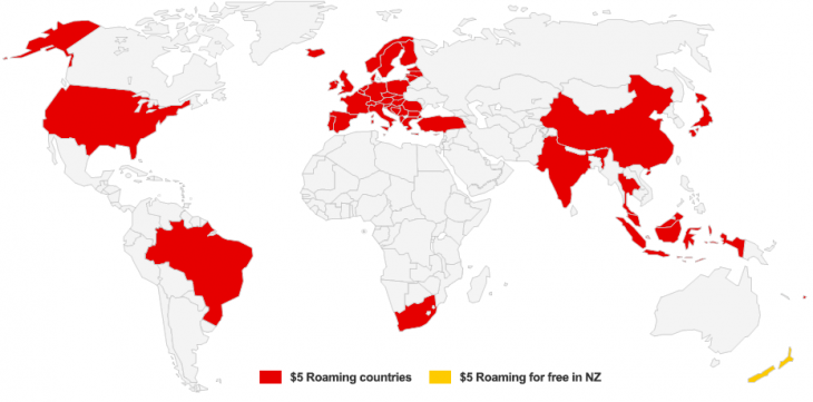 Vodafone-Roaming-Map