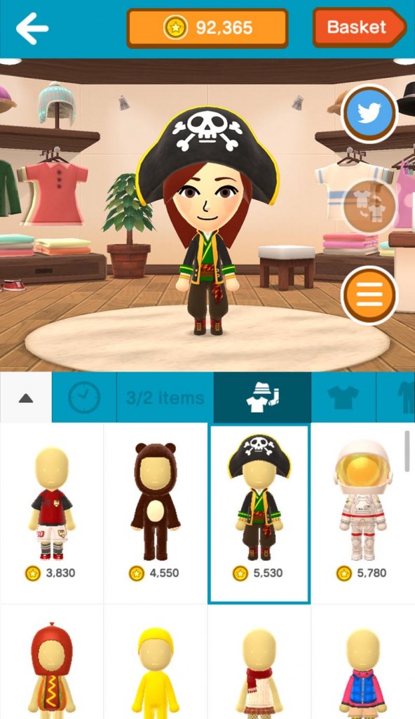 Miitomo - Pirate Costume