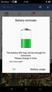 R7s Battery Reminder