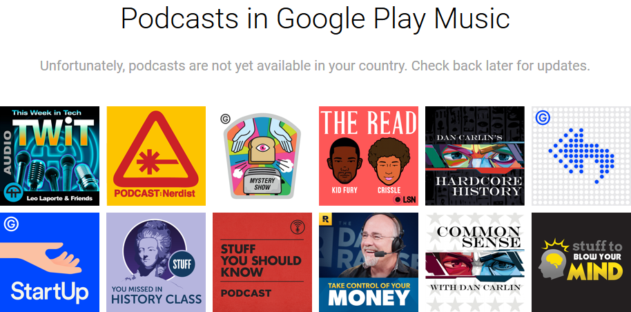Play Music Podcasts