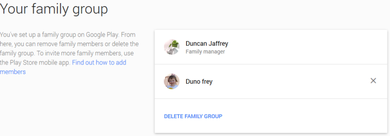 family group