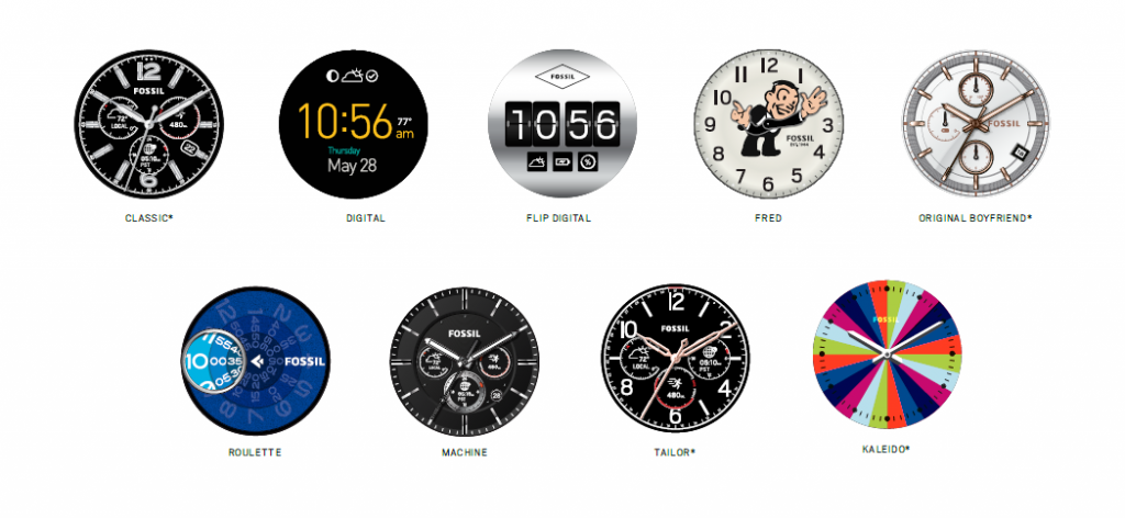 Android Wear watchfaces