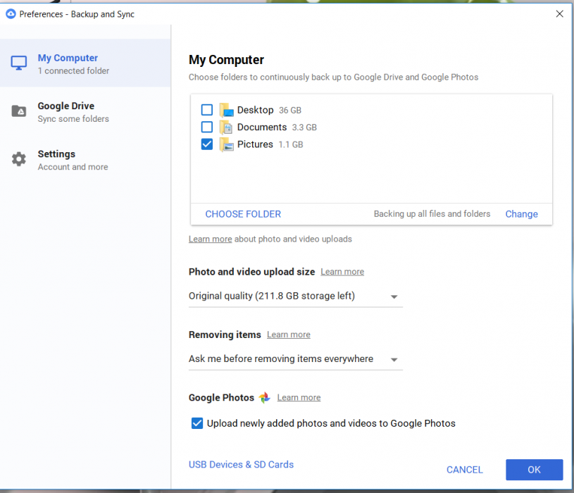 google drive backup and sync takes forever