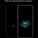 Wide zone optical fingerprint recognition