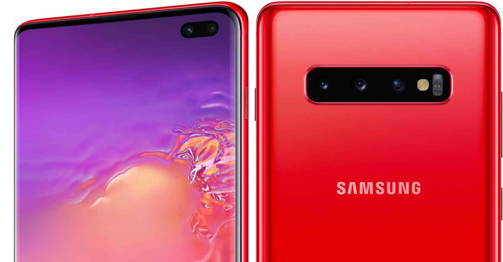 Samsung Galaxy s10 красный