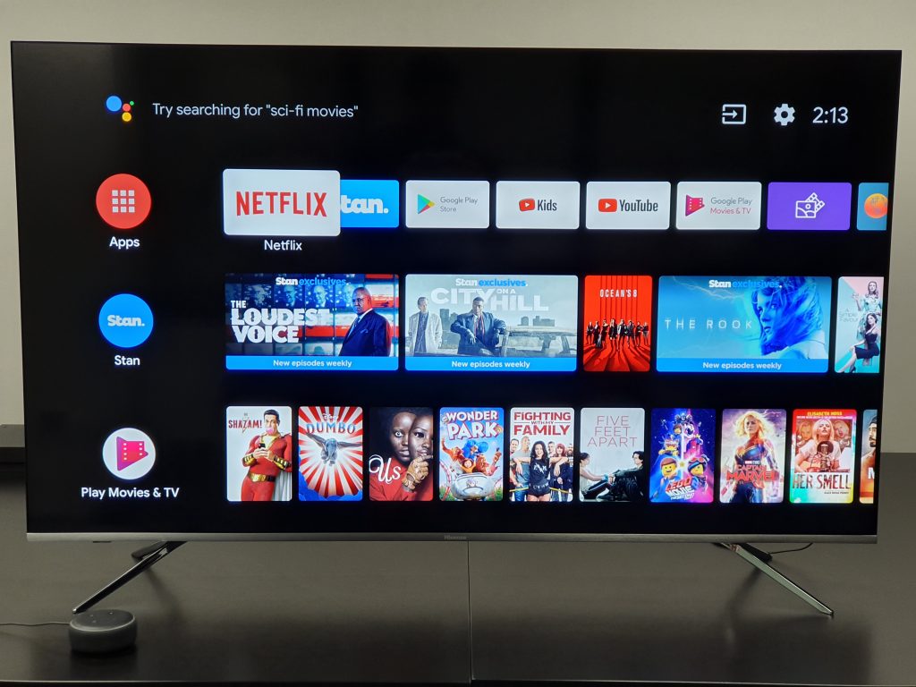 Hisense 2019 Android TV Series 65RG: Australian Hands On Test - Ausdroid