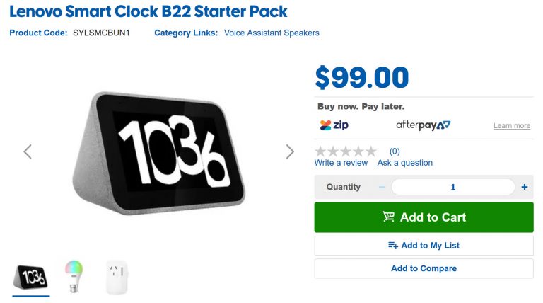 Officeworks has a great bundle deal on a smart clock, smart light and