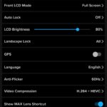GoPro App settings