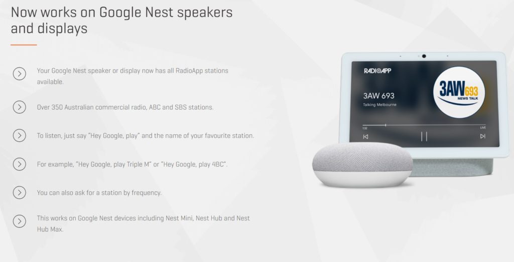 RadioApp voice command integration brings over 350 radio stations to Google and displays - Ausdroid
