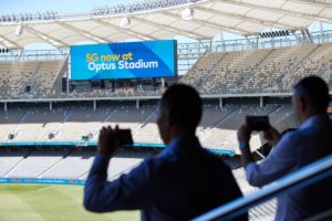 Optus 5G upgrade for Optus Stadium Perth visitors and fans